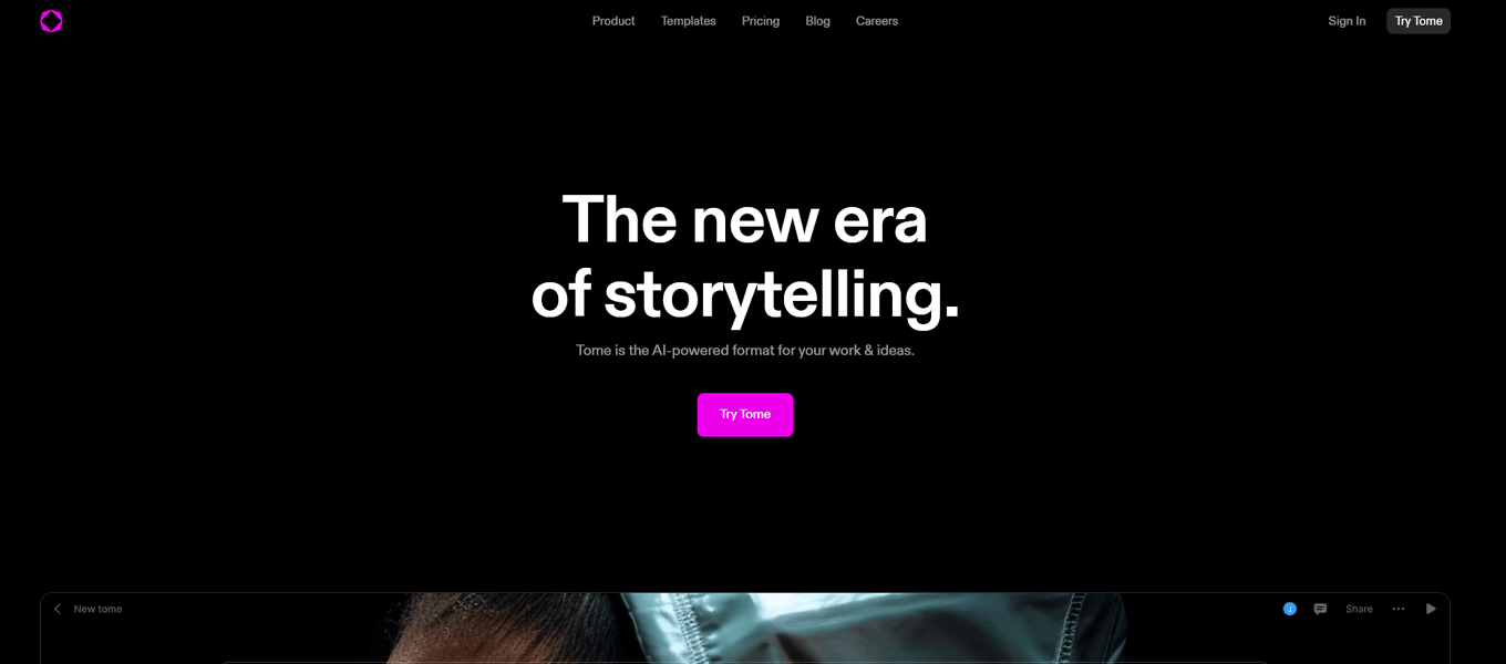 在线AIPPT制作平台Tome