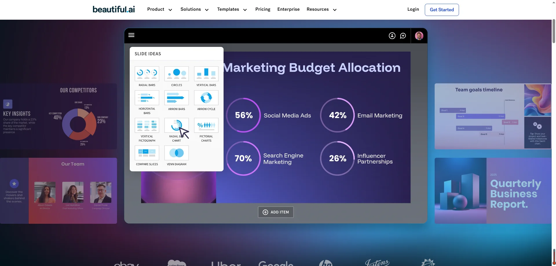 AI生成PPT失败类型记录示意
