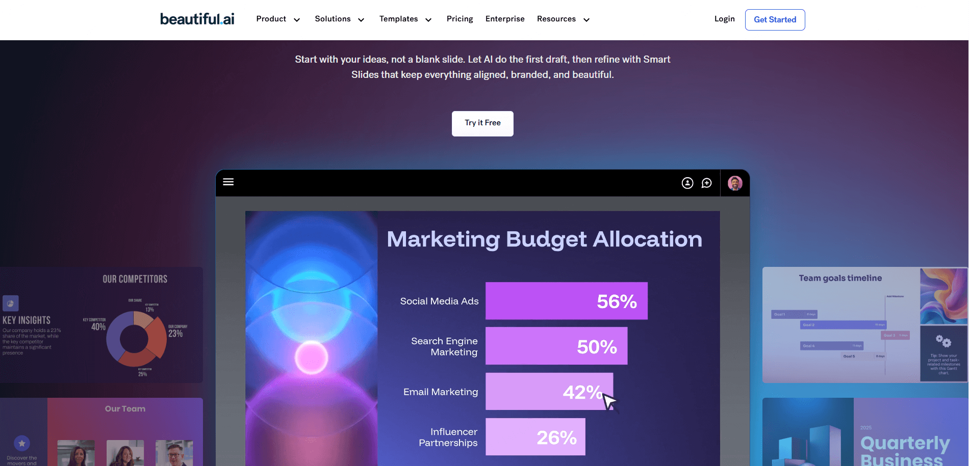 Beautiful.ai:强迫症患者的福音
