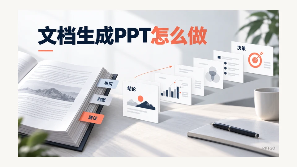 文档生成PPT新手指南：准备材料、生成步骤与复核