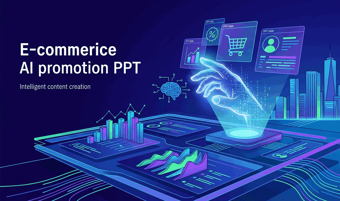 电商推广PPT生成