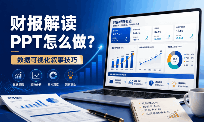 财报解读PPT怎么做？财务人必学的数据可视化叙事技巧！