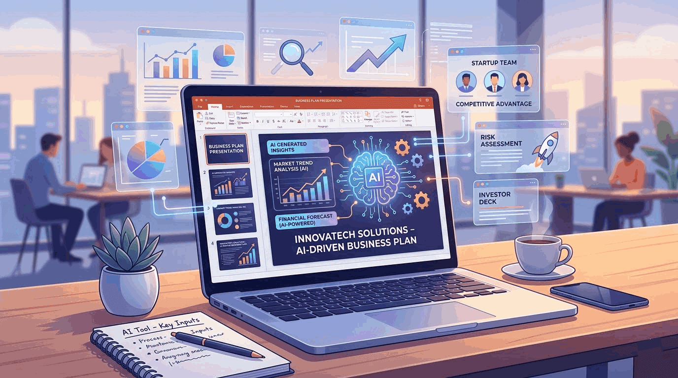 AI自动生成商业计划书PPT