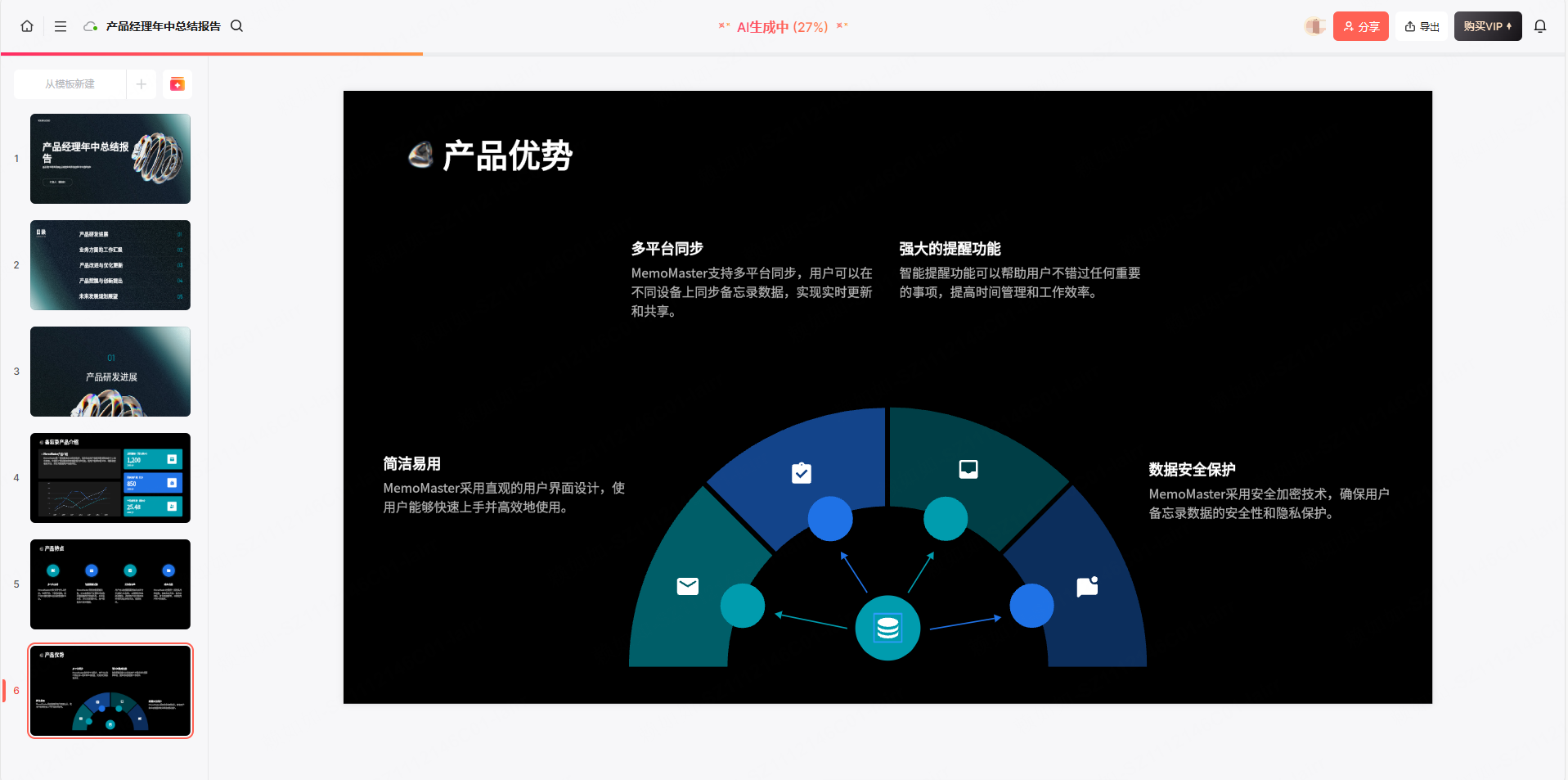 AI自动生成PPT