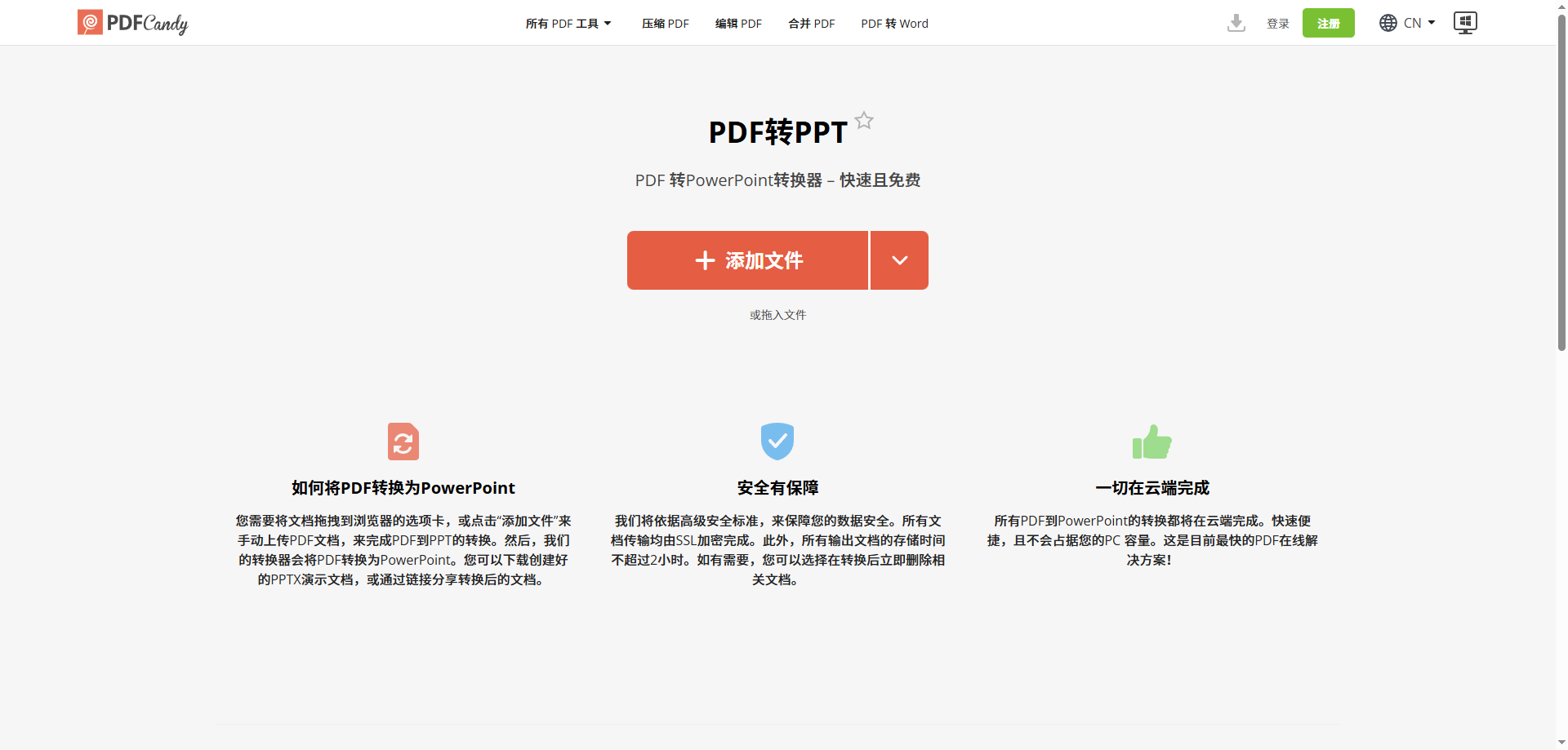 pdf转换ppt免费工具