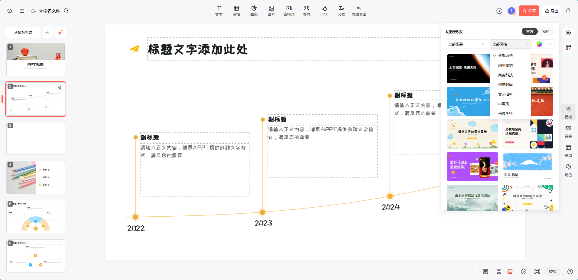 美化与优化模板