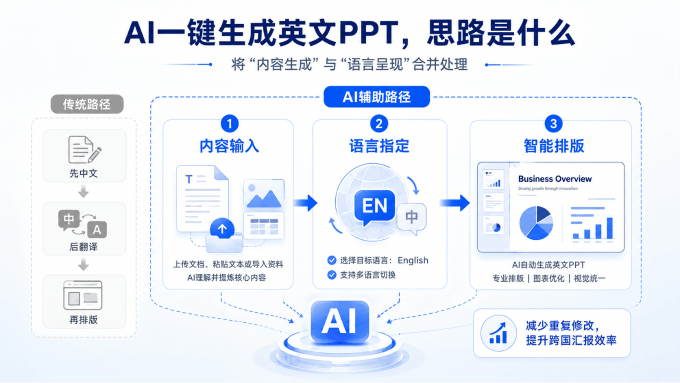AI一键生成英文PPT