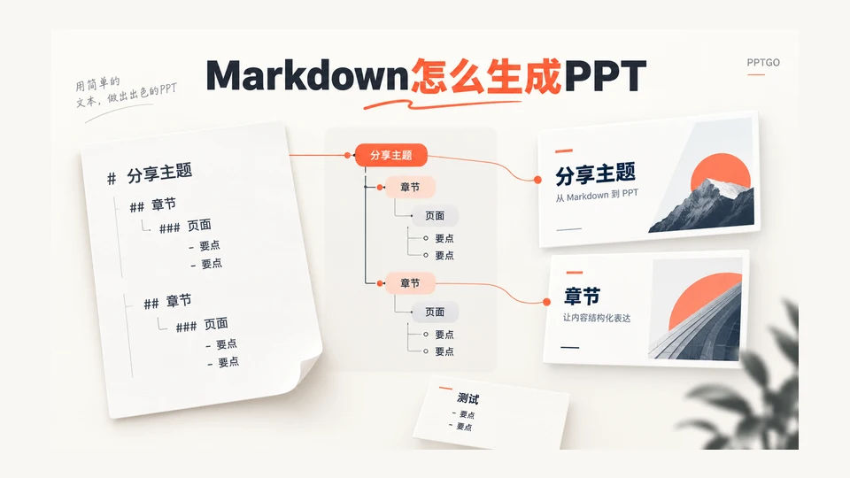 Markdown怎么生成PPT？结构编写、转换与导出检查