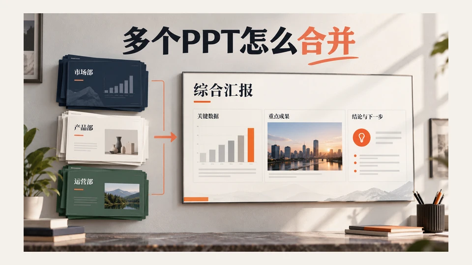 多个PPT怎么合并不乱？主题、母版与版式冲突处理