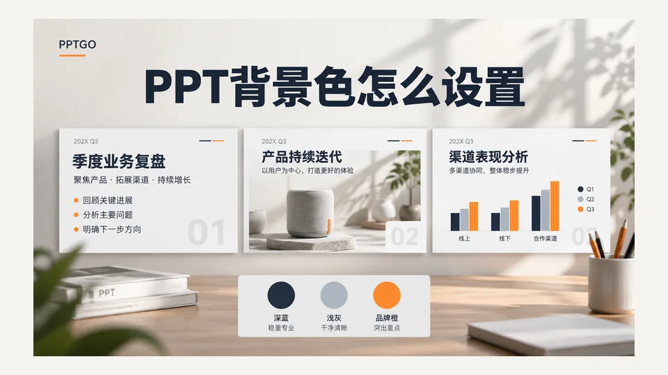 PPT背景色怎么设置？配色、对比度与品牌一致性检查