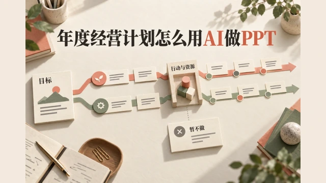 年度经营计划怎么用AI做PPT？目标拆到行动