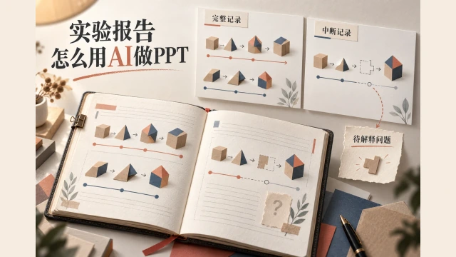 实验报告怎么用AI做PPT？结果与异常分开讲