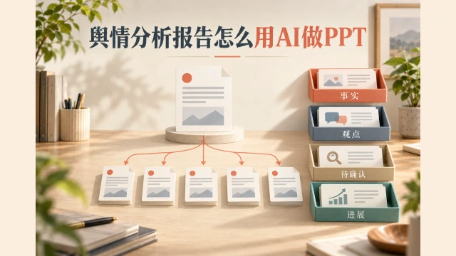 舆情分析报告怎么用AI做PPT？先分清4类信息