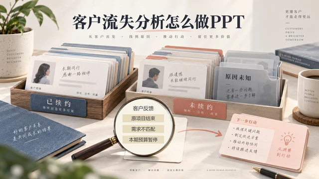 客户流失分析PPT怎么做?AI梳理原因与行动