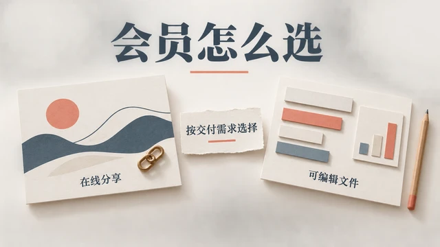 博思AIPPT会员与Gamma怎么选？免费权益与导出