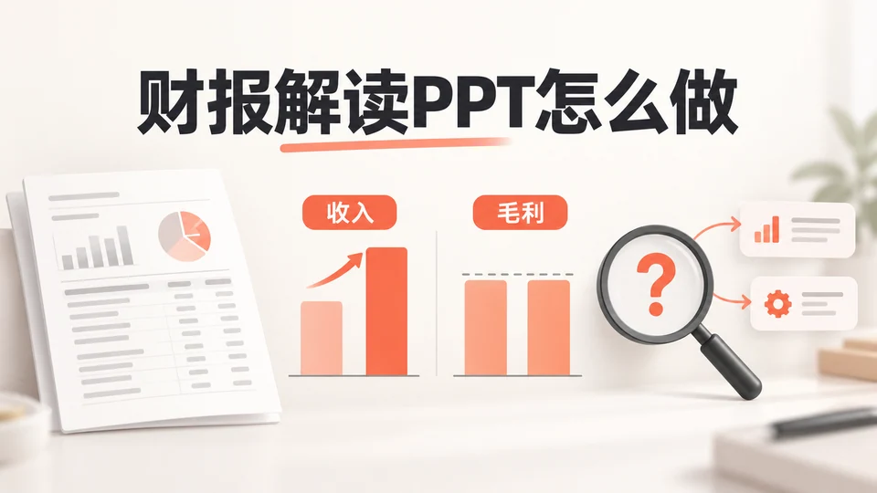 财报解读PPT怎么做？数据口径与图表叙事