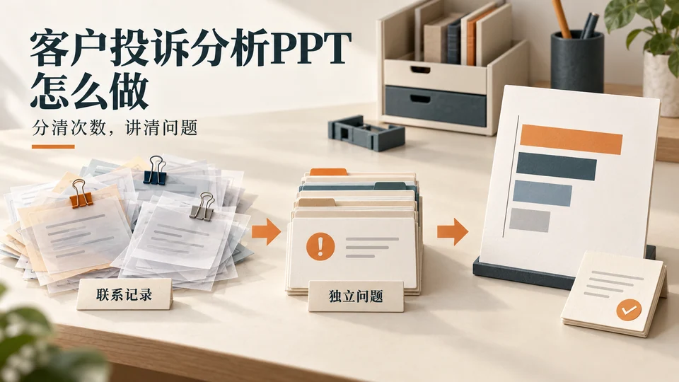 客户投诉分析PPT怎么做?分类统计与改进