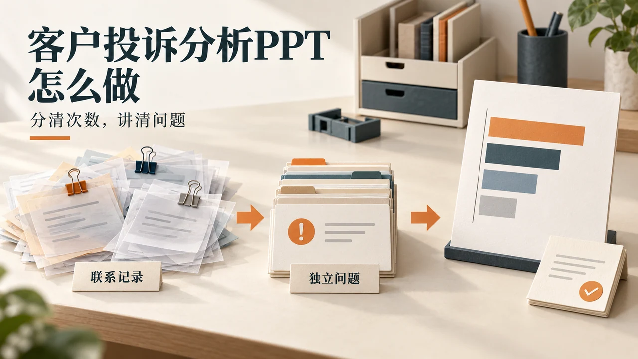 投诉联系记录归并为独立问题，再整理成分类图表