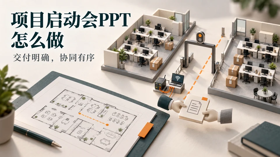 项目启动会PPT怎么做？目标、分工与推进计划