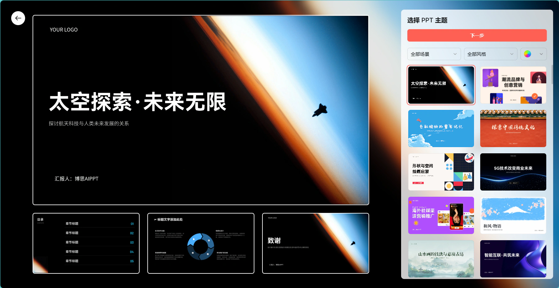 定制PPT内容