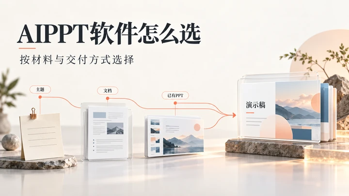 AIPPT软件怎么选？10款工具与起稿方法