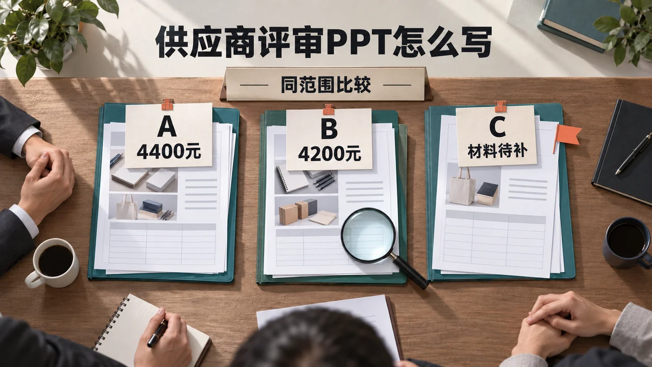 供应商评审先确认条件,再比较费用与交付证据