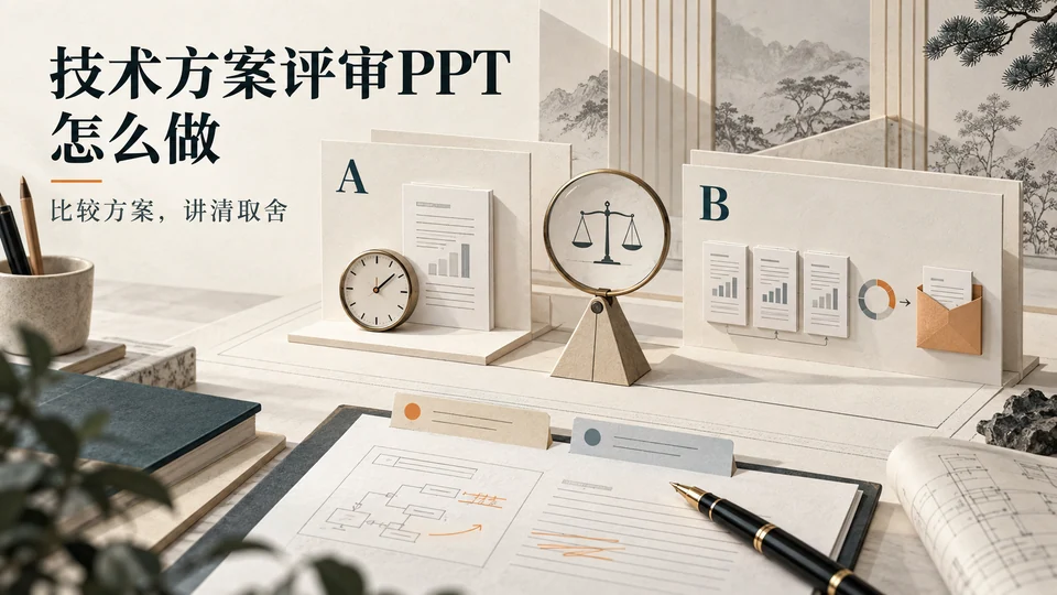 技术方案评审PPT怎么做？方案对比与取舍