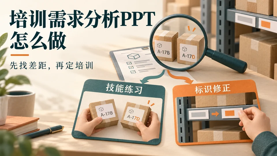 培训需求分析PPT怎么做?差距诊断与计划