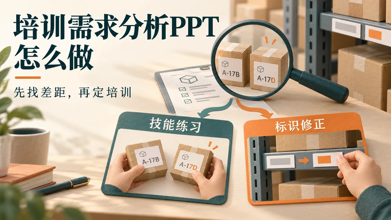 用相似型号辨识与货位标识修正区分两类培训需求