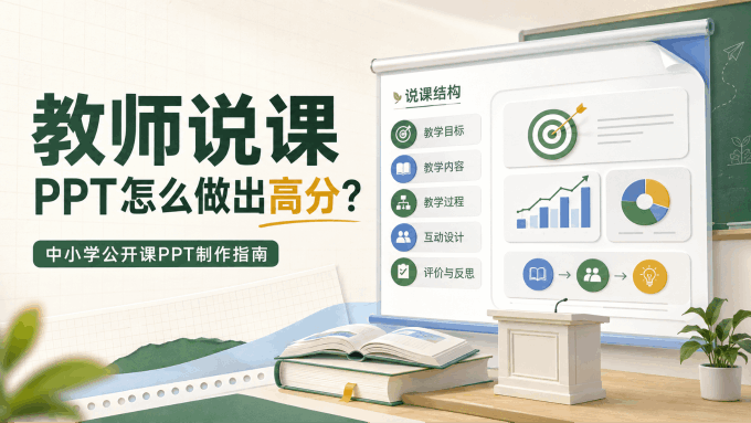 教师说课PPT怎么做出高分？中小学公开课PPT制作指南