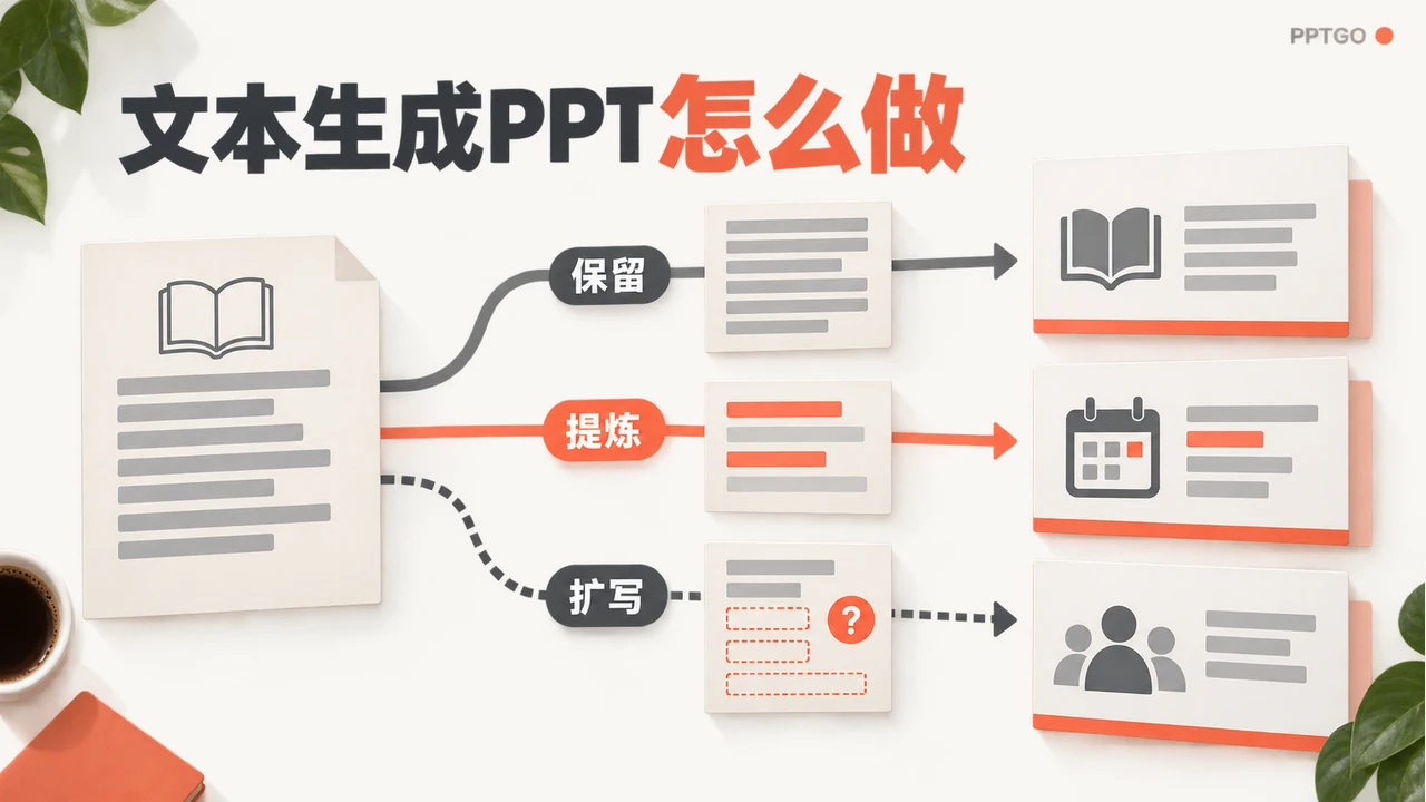 活动说明稿通过保留、提炼或扩写三条路径整理为演示页面