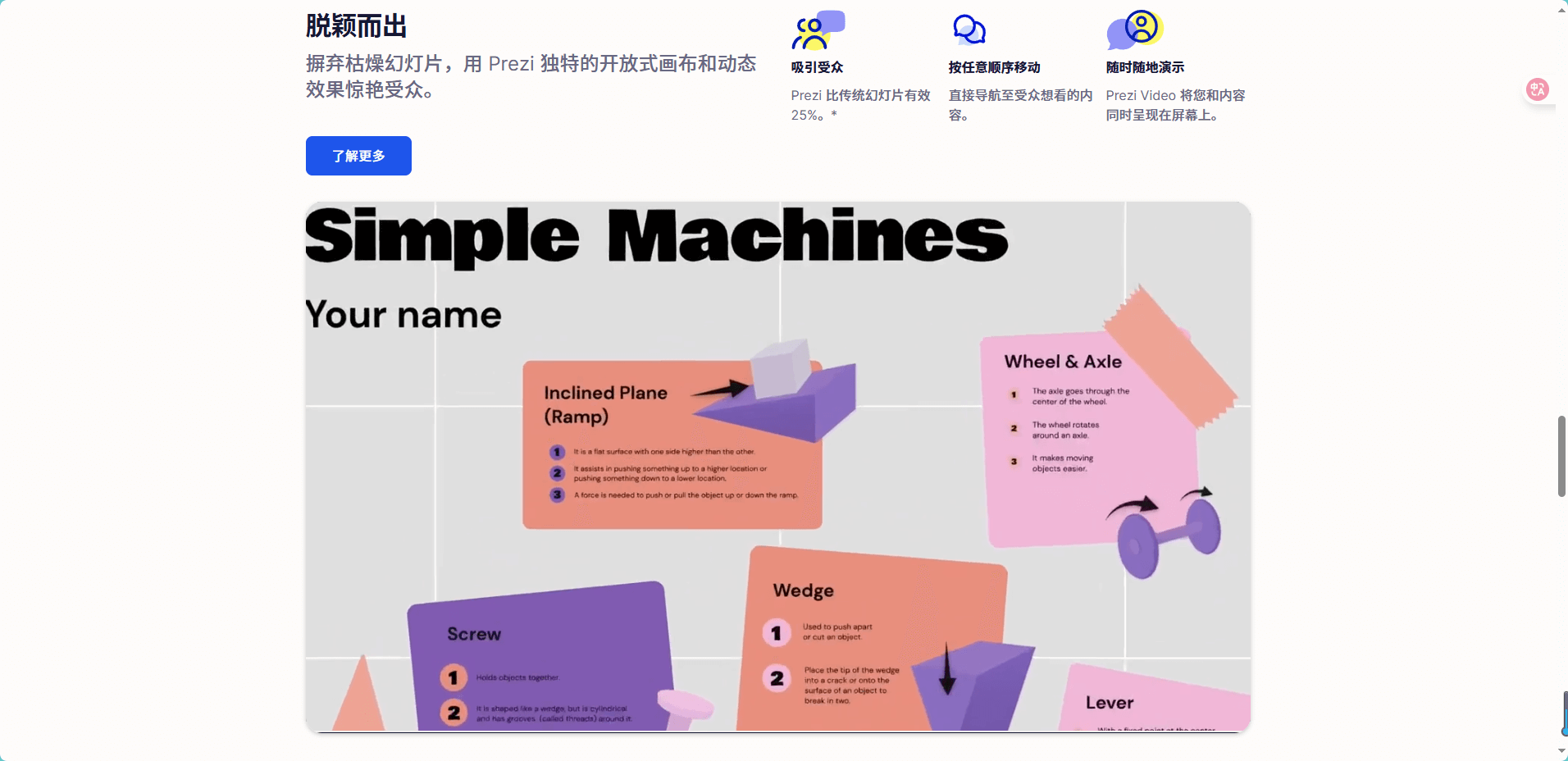 Prezi和PPT最直观的区别